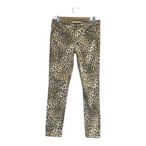 Rich & Skinny Leopard Animal Print Skinny Jeans Mid Rise Size 27